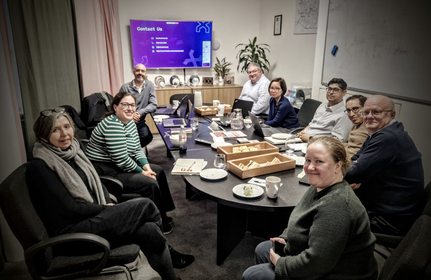 Client lunch and learn session