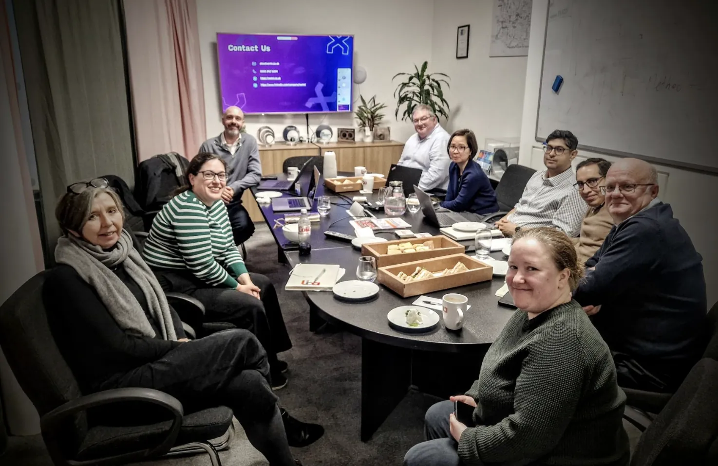 Client lunch and learn session